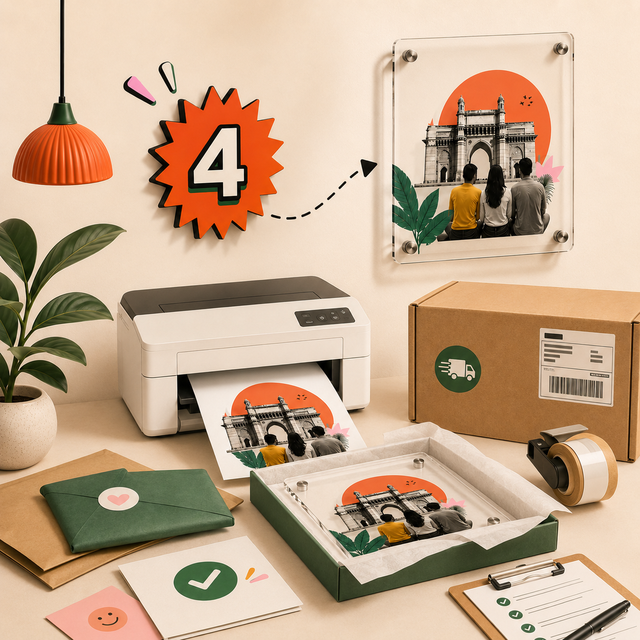 We print, pack & ship