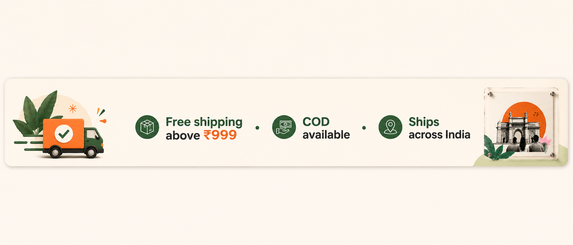 Free shipping above ₹999 · COD available · Ships across India